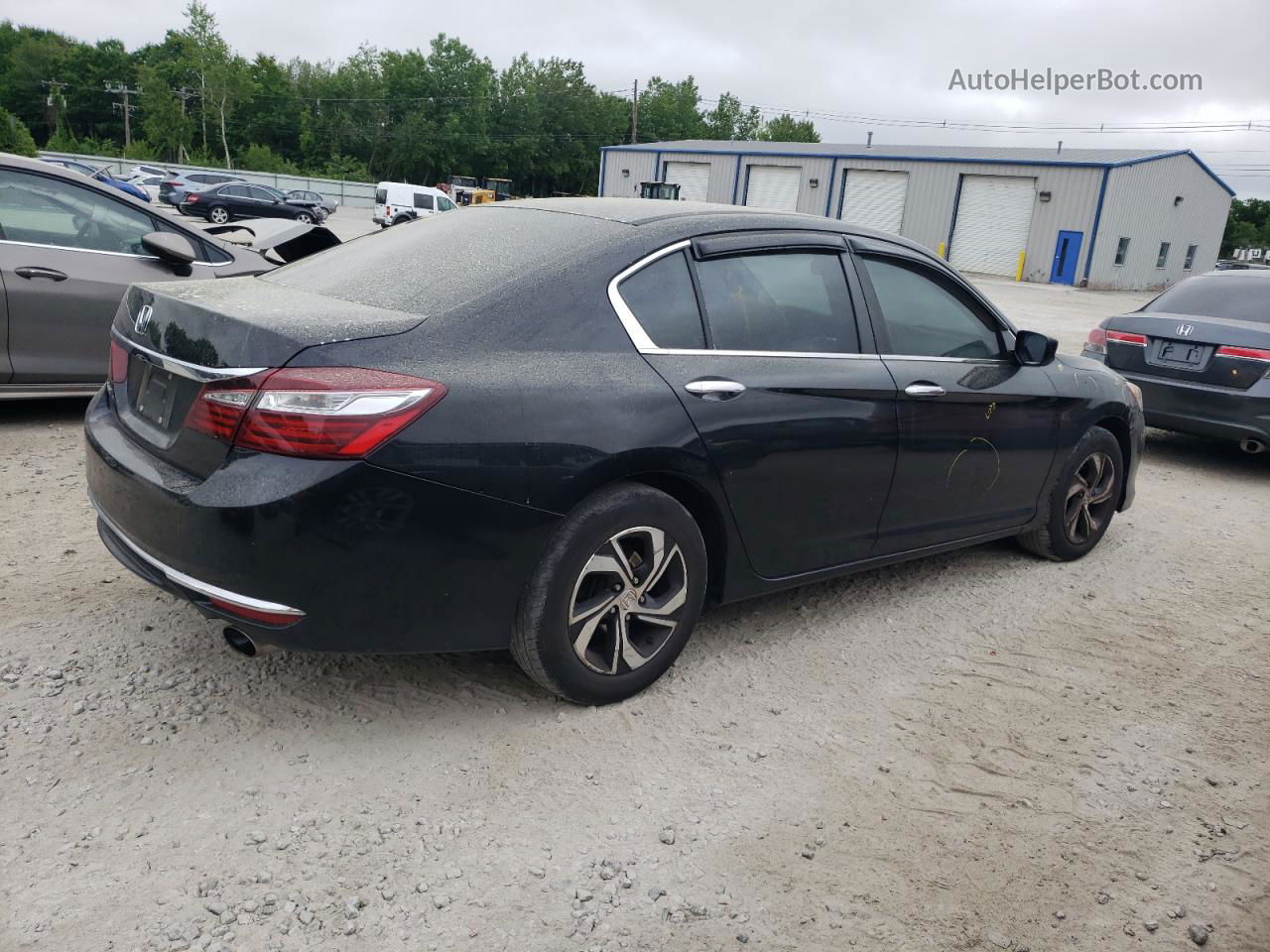 2017 Honda Accord Lx Black vin: 1HGCR2F3XHA291985