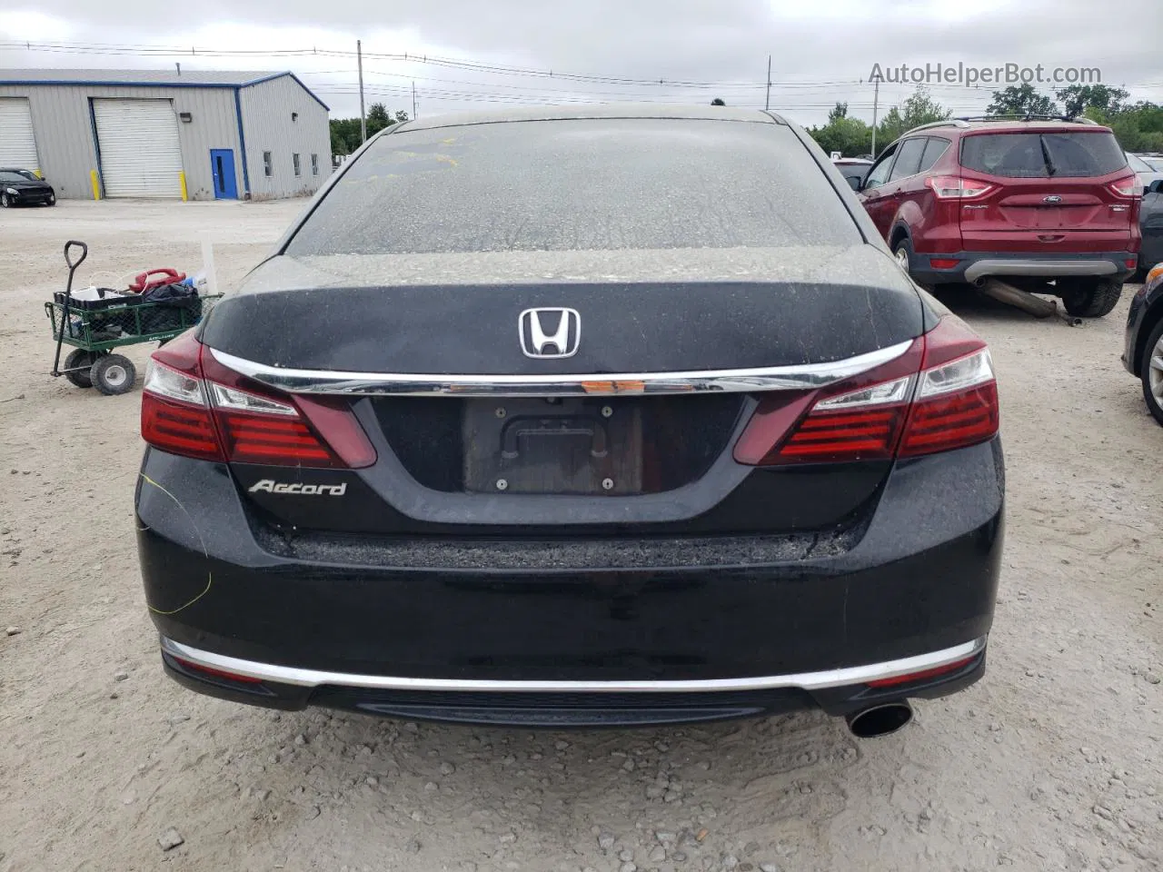 2017 Honda Accord Lx Black vin: 1HGCR2F3XHA291985