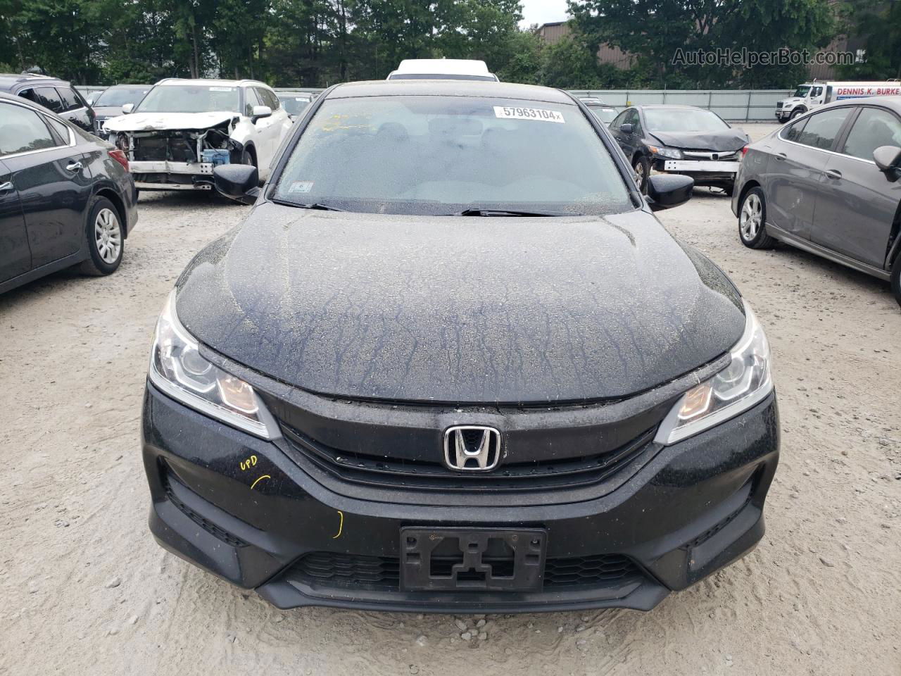 2017 Honda Accord Lx Black vin: 1HGCR2F3XHA291985