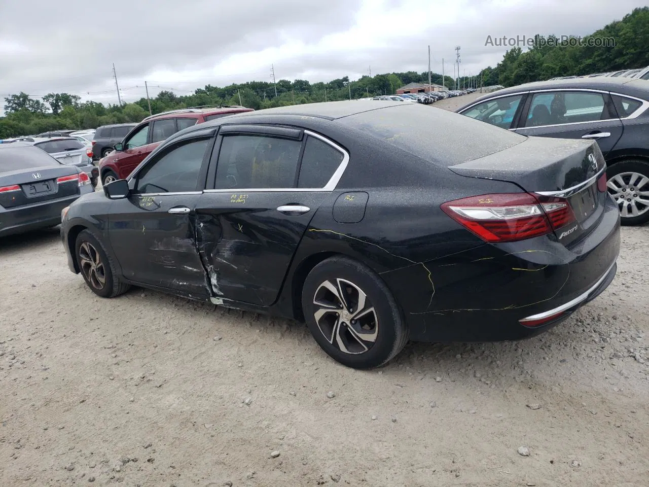 2017 Honda Accord Lx Black vin: 1HGCR2F3XHA291985