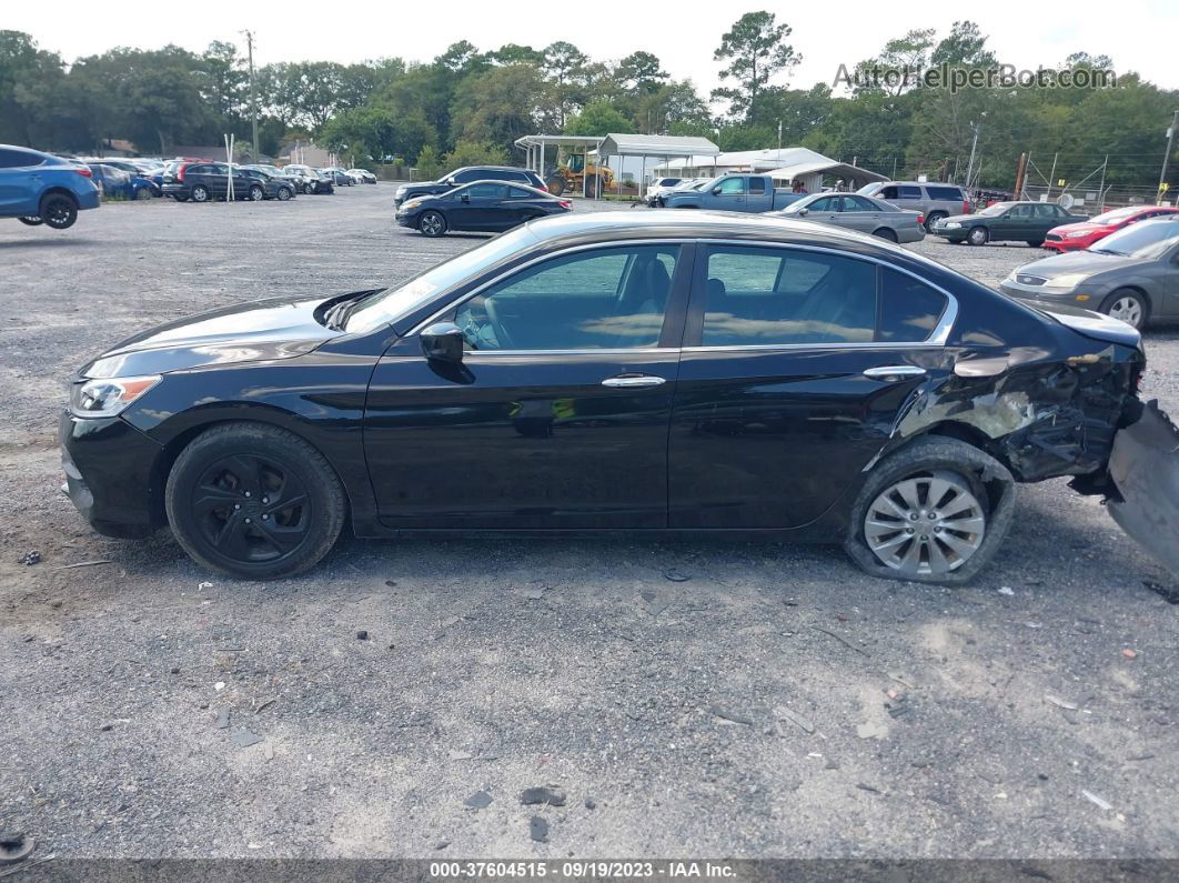 2017 Honda Accord Sedan Lx Black vin: 1HGCR2F3XHA304637