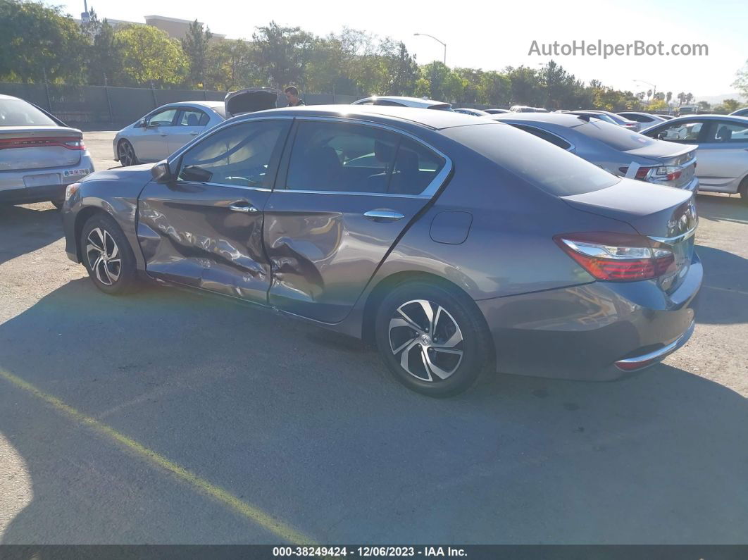 2017 Honda Accord Lx Gray vin: 1HGCR2F3XHA308753