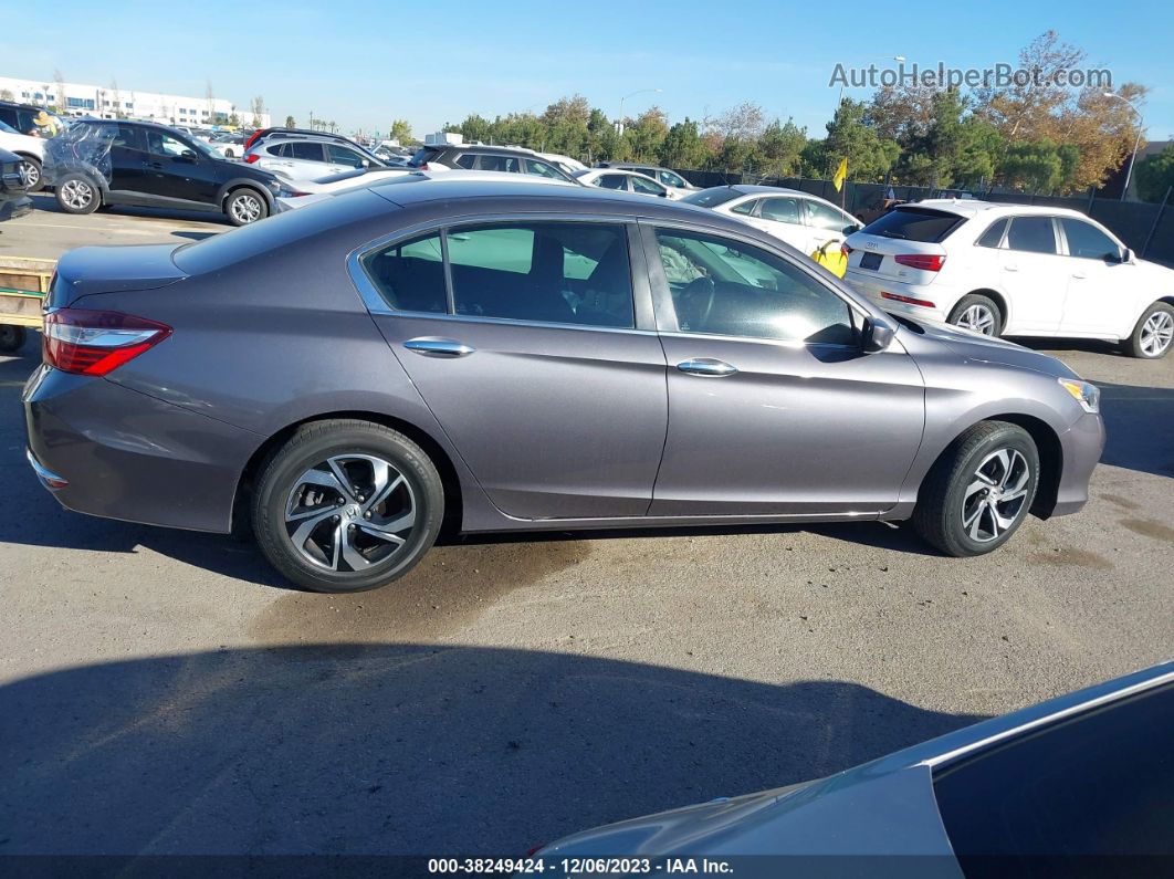 2017 Honda Accord Lx Gray vin: 1HGCR2F3XHA308753