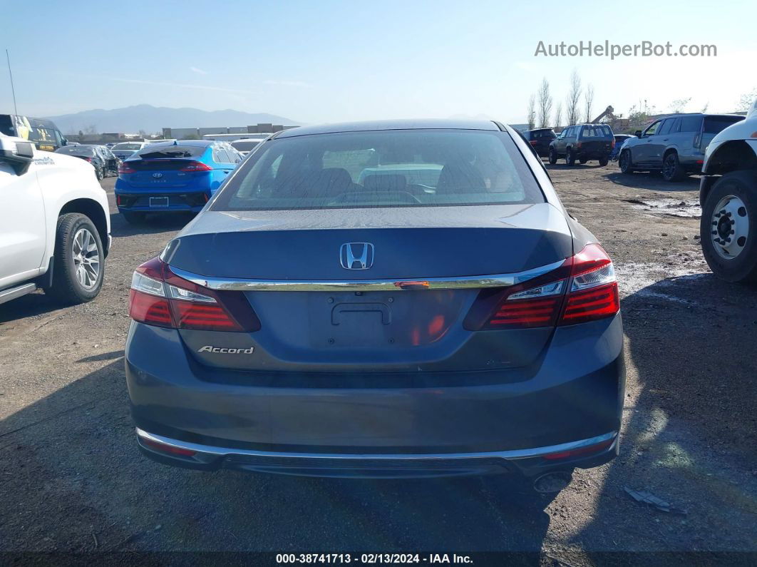 2016 Honda Accord Lx Gray vin: 1HGCR2F46GA165064