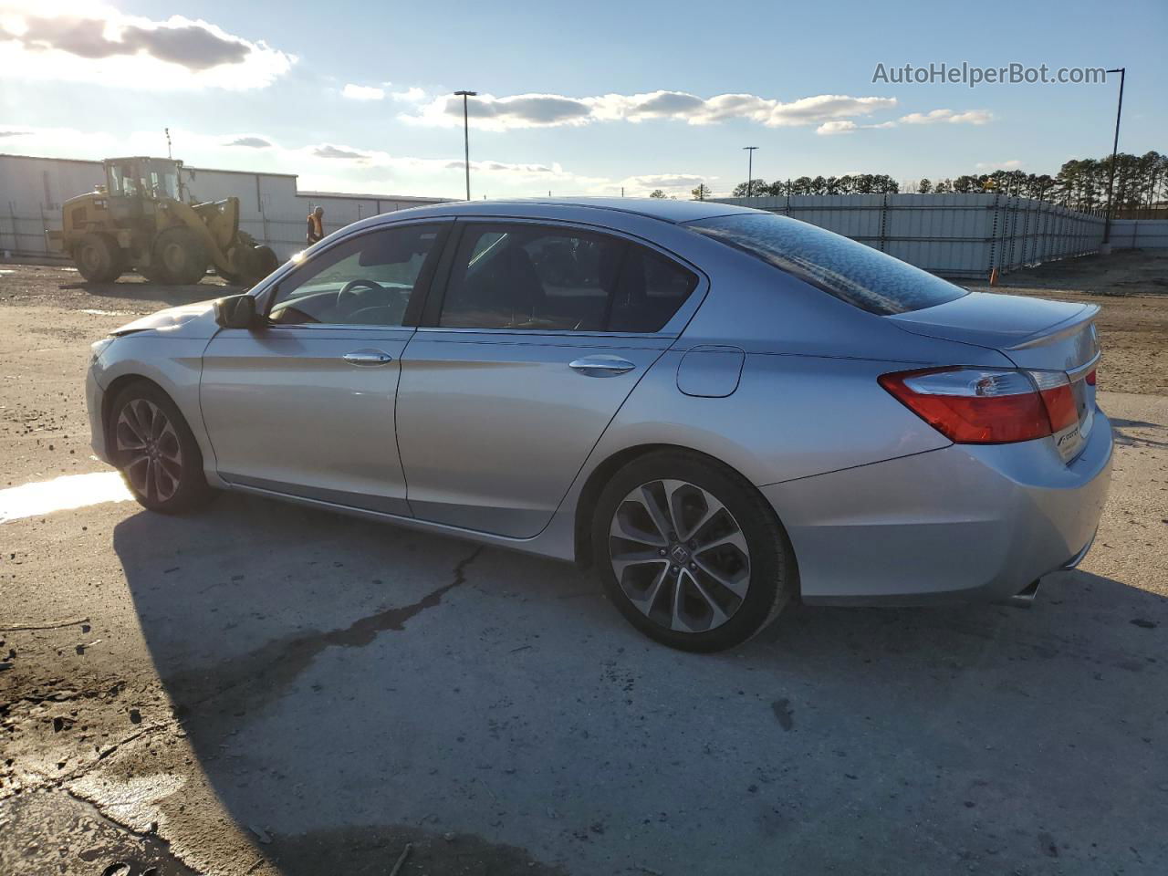 2014 Honda Accord Sport Silver vin: 1HGCR2F50EA100538