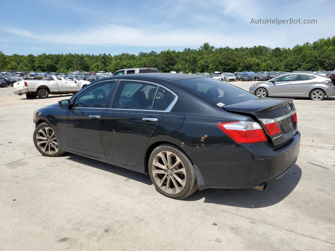 2014 Honda Accord Sport Black vin: 1HGCR2F50EA231601