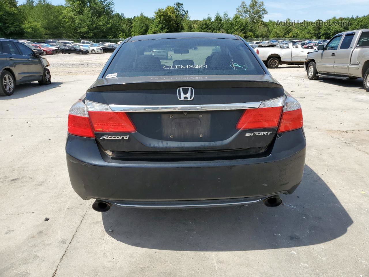 2014 Honda Accord Sport Black vin: 1HGCR2F50EA231601