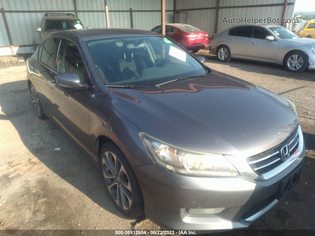 2014 Honda Accord Sedan Sport Серый vin: 1HGCR2F50EA305891