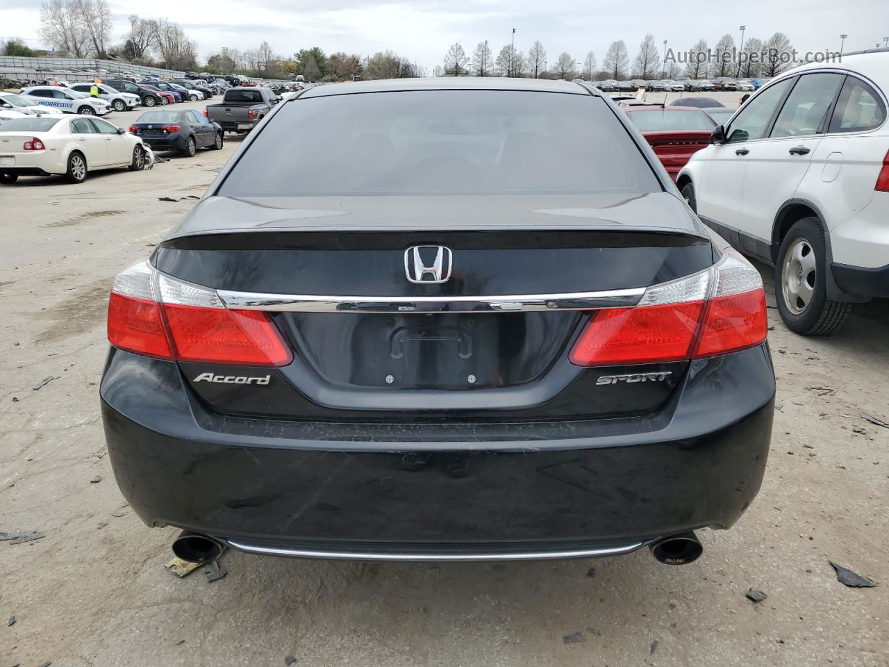 2015 Honda Accord Sport Black vin: 1HGCR2F50FA026619