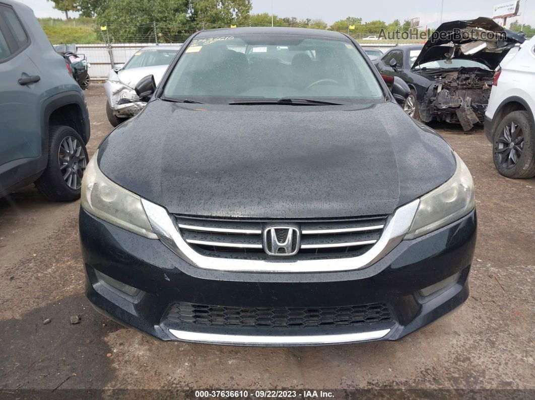 2015 Honda Accord Sport Черный vin: 1HGCR2F50FA106454