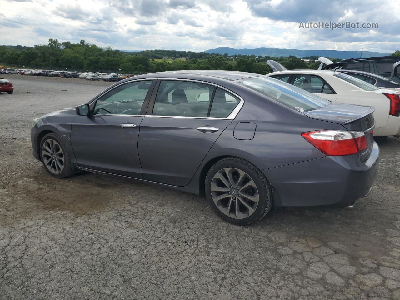 2015 Honda Accord Sport Gray vin: 1HGCR2F50FA118331