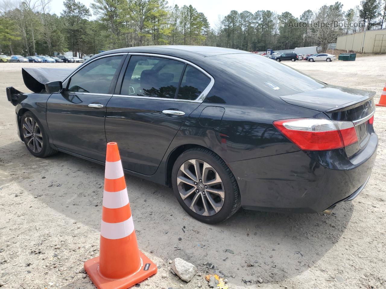 2015 Honda Accord Sport Black vin: 1HGCR2F50FA214220