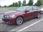 2015 Honda Accord Sedan Sport Burgundy vin: 1HGCR2F50FA244656