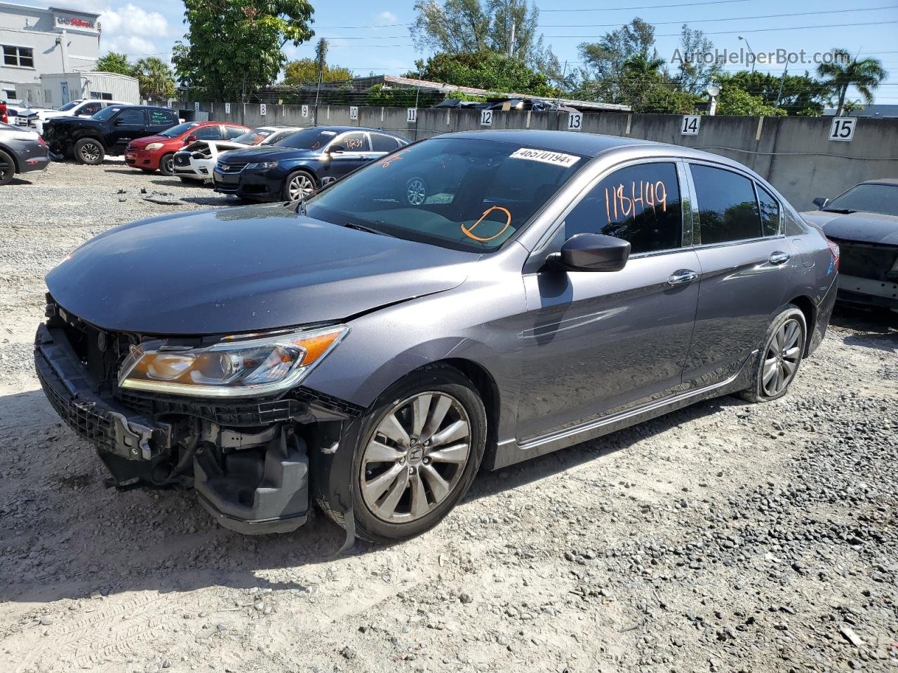 2016 Honda Accord Sport Charcoal vin: 1HGCR2F50GA017260