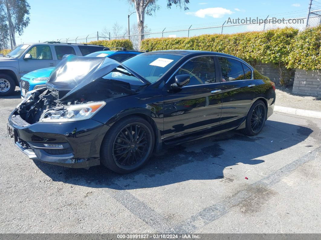 2016 Honda Accord Sport Black vin: 1HGCR2F50GA228409