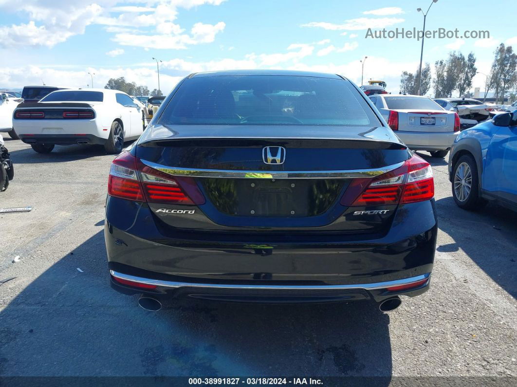 2016 Honda Accord Sport Black vin: 1HGCR2F50GA228409