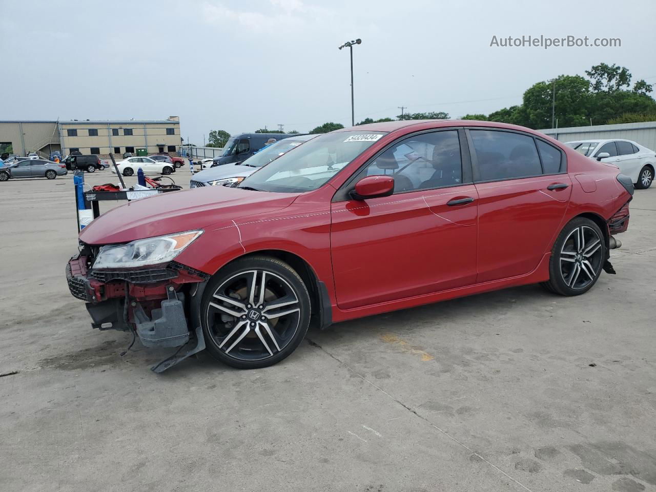 2017 Honda Accord Sport Red vin: 1HGCR2F50HA047926