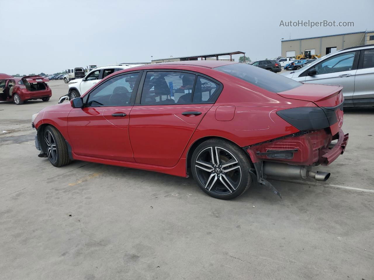 2017 Honda Accord Sport Red vin: 1HGCR2F50HA047926