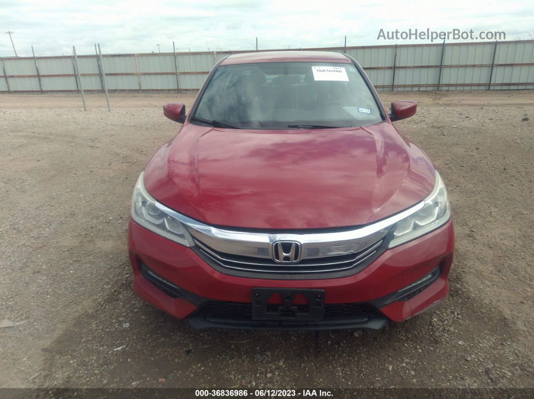 2017 Honda Accord Sedan Sport Red vin: 1HGCR2F50HA069327