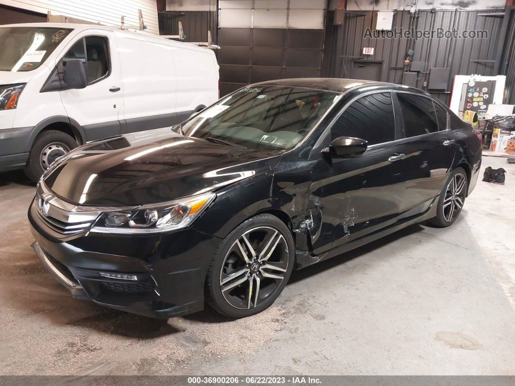 2017 Honda Accord Sport Black vin: 1HGCR2F50HA141420