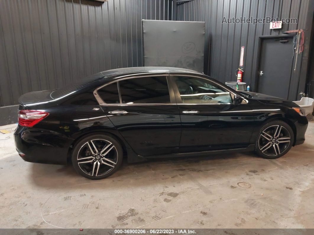 2017 Honda Accord Sport Black vin: 1HGCR2F50HA141420