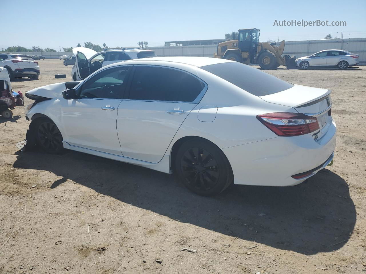 2017 Honda Accord Sport White vin: 1HGCR2F50HA225222