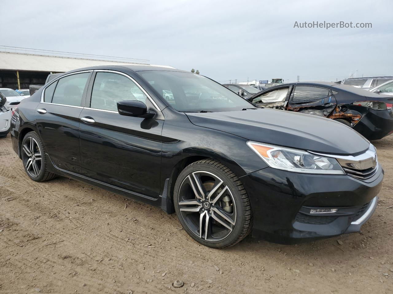 2017 Honda Accord Sport Black vin: 1HGCR2F50HA248211