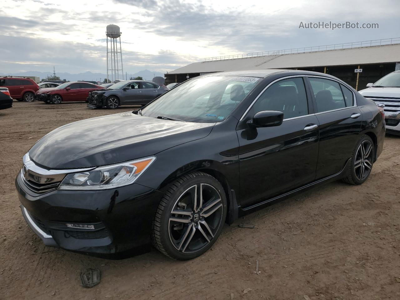 2017 Honda Accord Sport Black vin: 1HGCR2F50HA248211