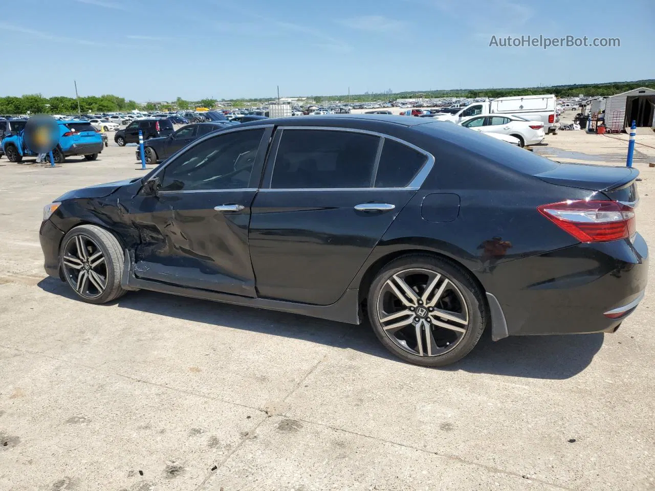 2017 Honda Accord Sport Black vin: 1HGCR2F50HA264876