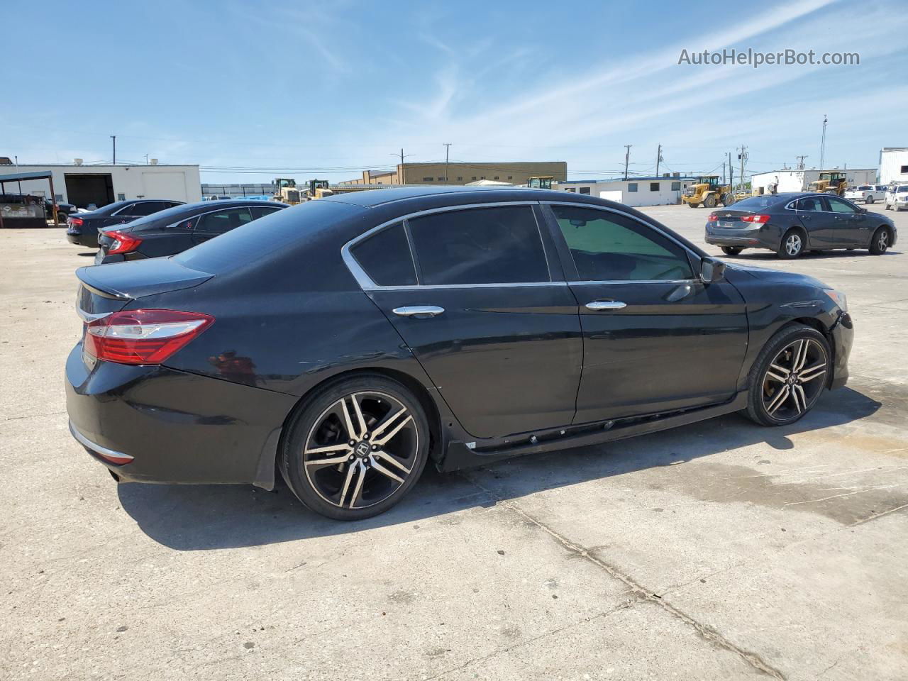 2017 Honda Accord Sport Black vin: 1HGCR2F50HA264876