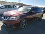 2014 Honda Accord Sport Maroon vin: 1HGCR2F51EA039913