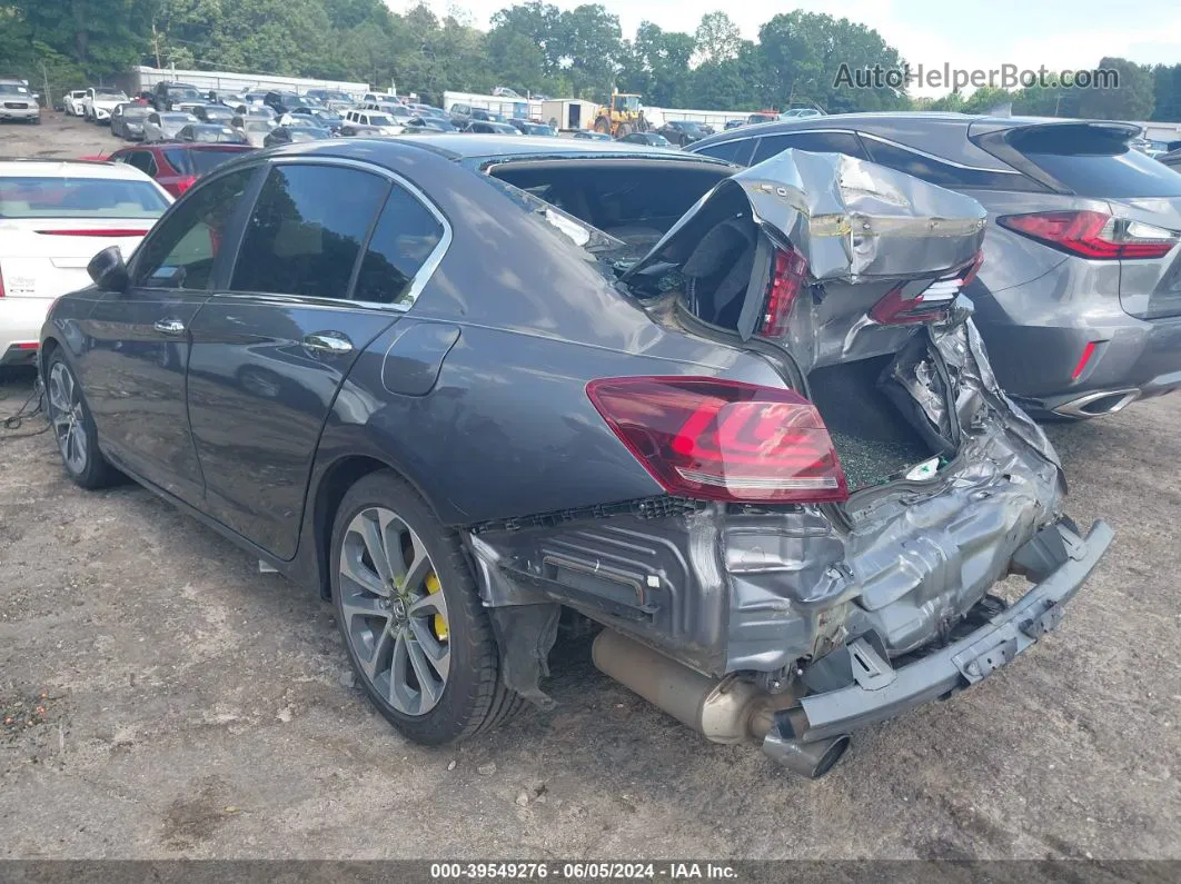 2014 Honda Accord Sport Серый vin: 1HGCR2F51EA076685