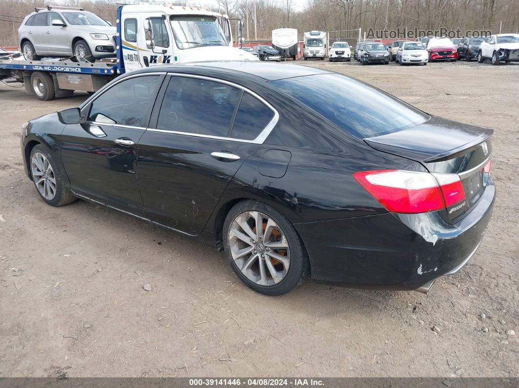 2014 Honda Accord Sport Black vin: 1HGCR2F51EA086942