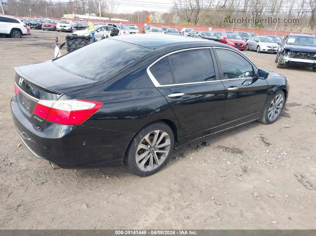 2014 Honda Accord Sport Black vin: 1HGCR2F51EA086942