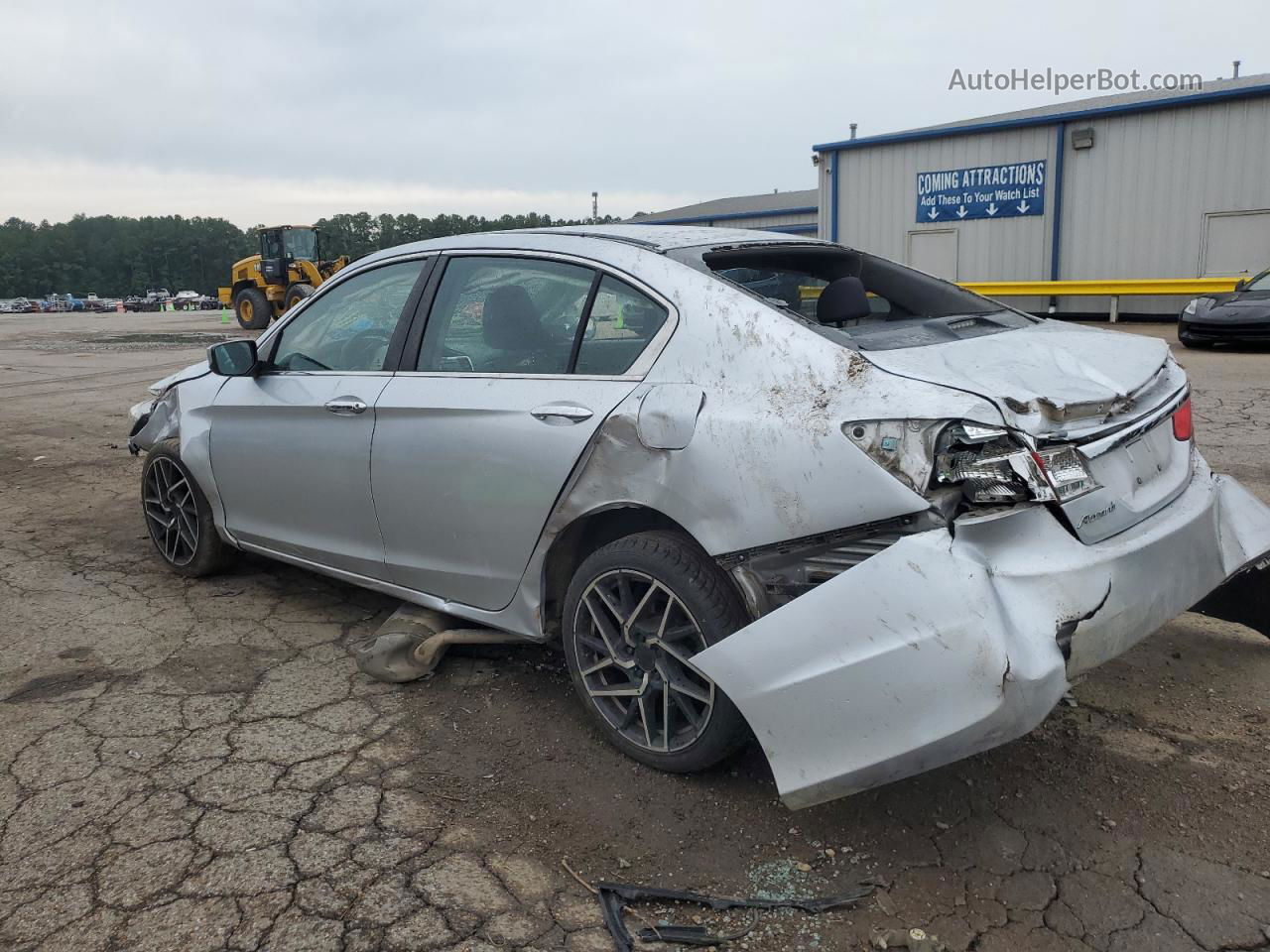 2014 Honda Accord Sport Silver vin: 1HGCR2F51EA141096