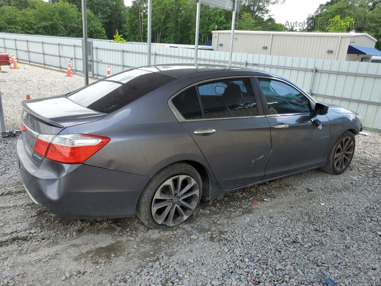 2014 Honda Accord Sport Gray vin: 1HGCR2F51EA218467