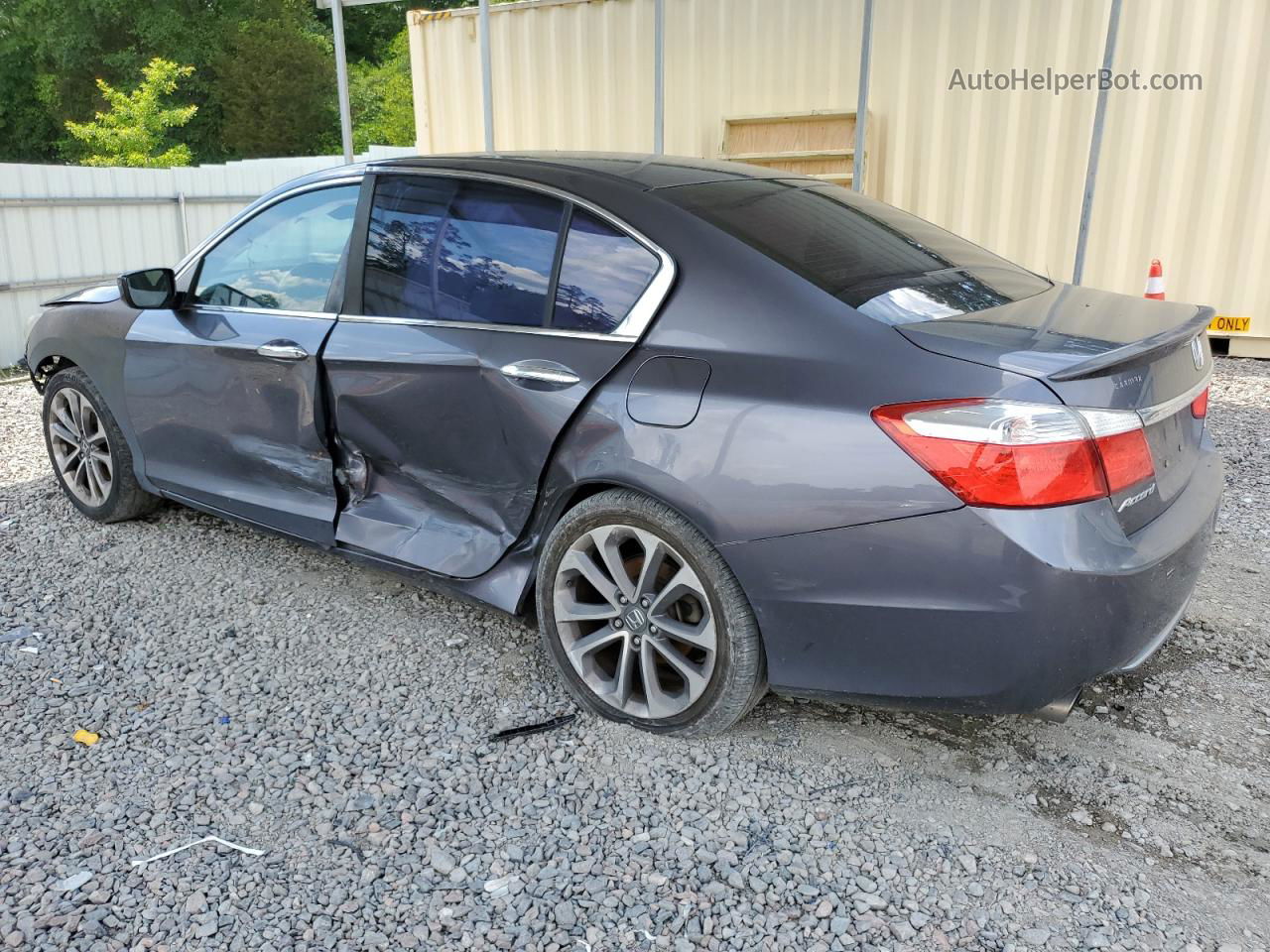 2014 Honda Accord Sport Gray vin: 1HGCR2F51EA218467