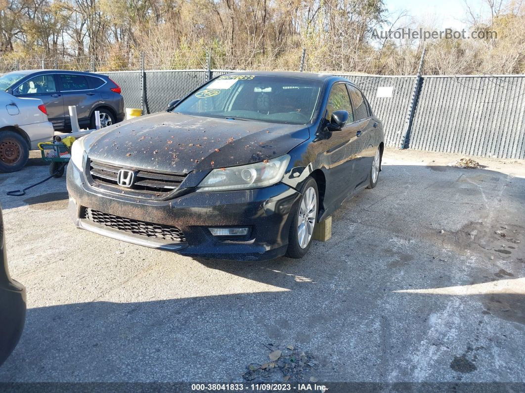 2014 Honda Accord Sdn Sport Black vin: 1HGCR2F51EA227654