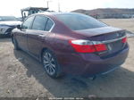 2014 Honda Accord Sport Maroon vin: 1HGCR2F51EA309173