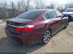 2014 Honda Accord Sport Maroon vin: 1HGCR2F51EA309173