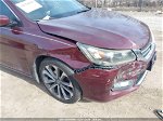 2014 Honda Accord Sport Maroon vin: 1HGCR2F51EA309173