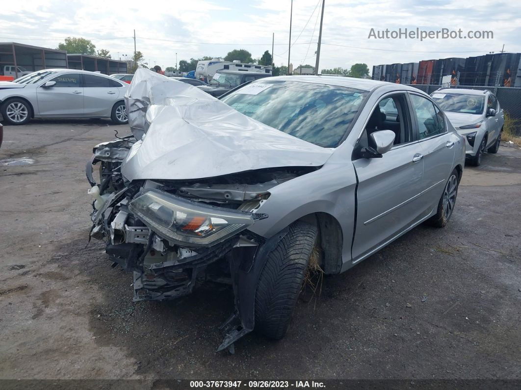 2015 Honda Accord Sport Silver vin: 1HGCR2F51FA023843