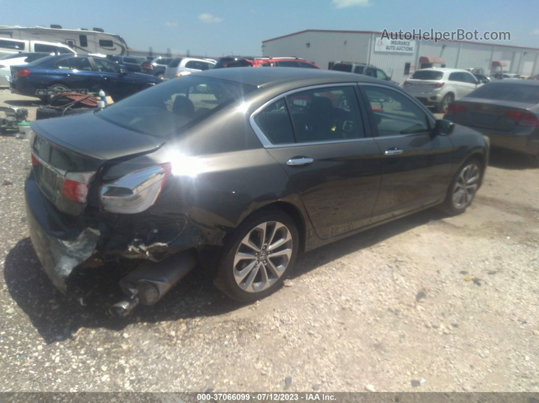 2015 Honda Accord Sedan Sport Gray vin: 1HGCR2F51FA064067