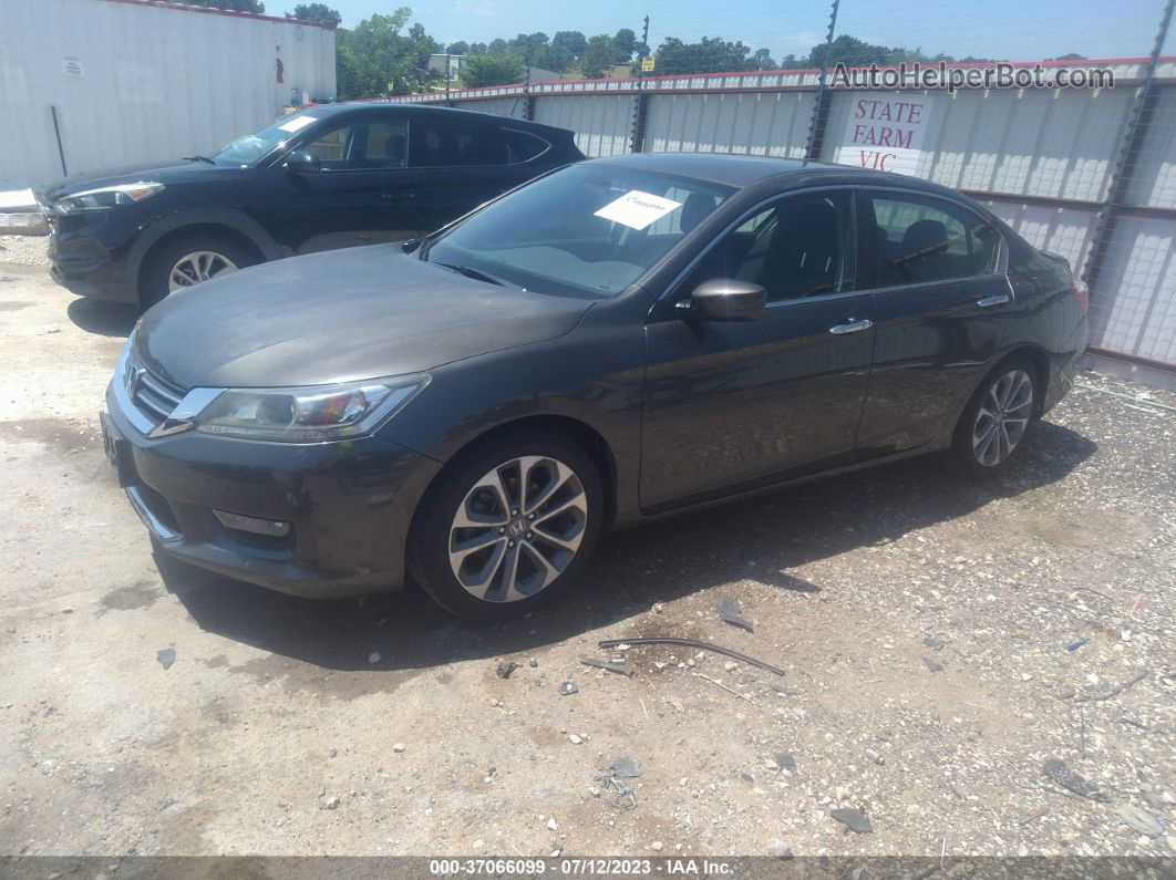 2015 Honda Accord Sedan Sport Gray vin: 1HGCR2F51FA064067