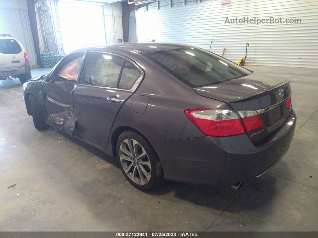 2015 Honda Accord Sedan Sport Silver vin: 1HGCR2F51FA125272