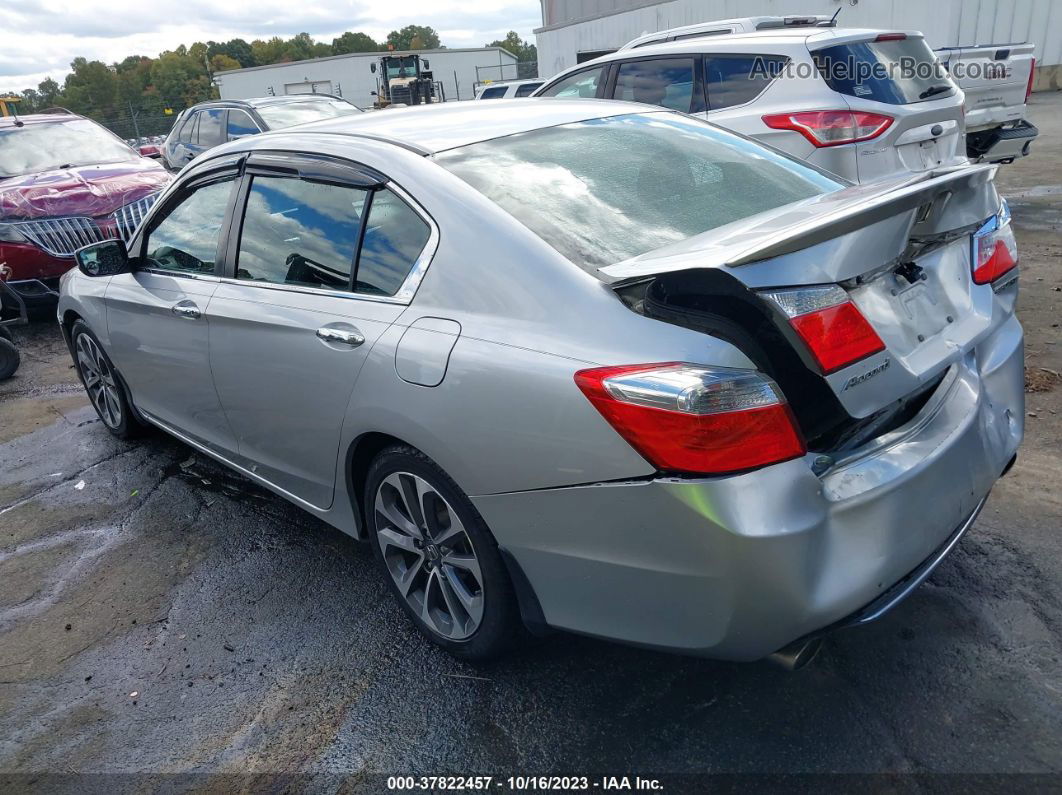 2015 Honda Accord Sedan Sport Silver vin: 1HGCR2F51FA148549