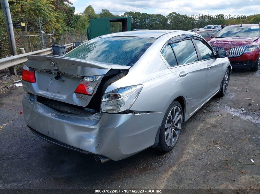 2015 Honda Accord Sedan Sport Silver vin: 1HGCR2F51FA148549