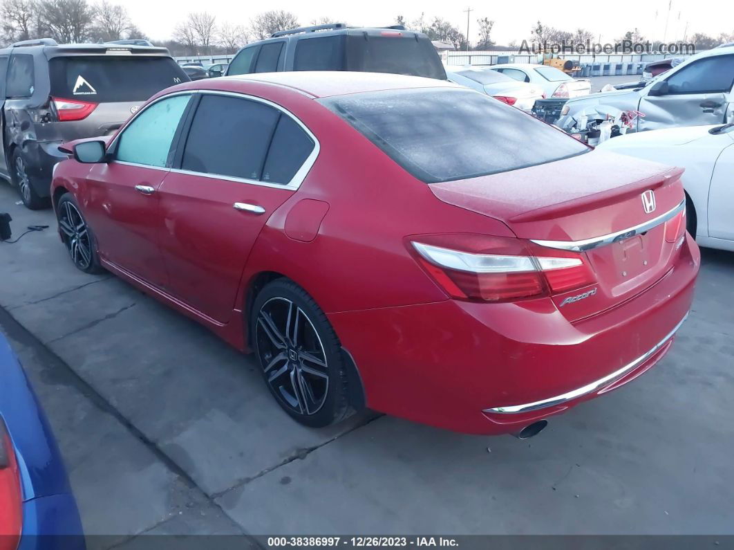 2016 Honda Accord Sport Red vin: 1HGCR2F51GA176904