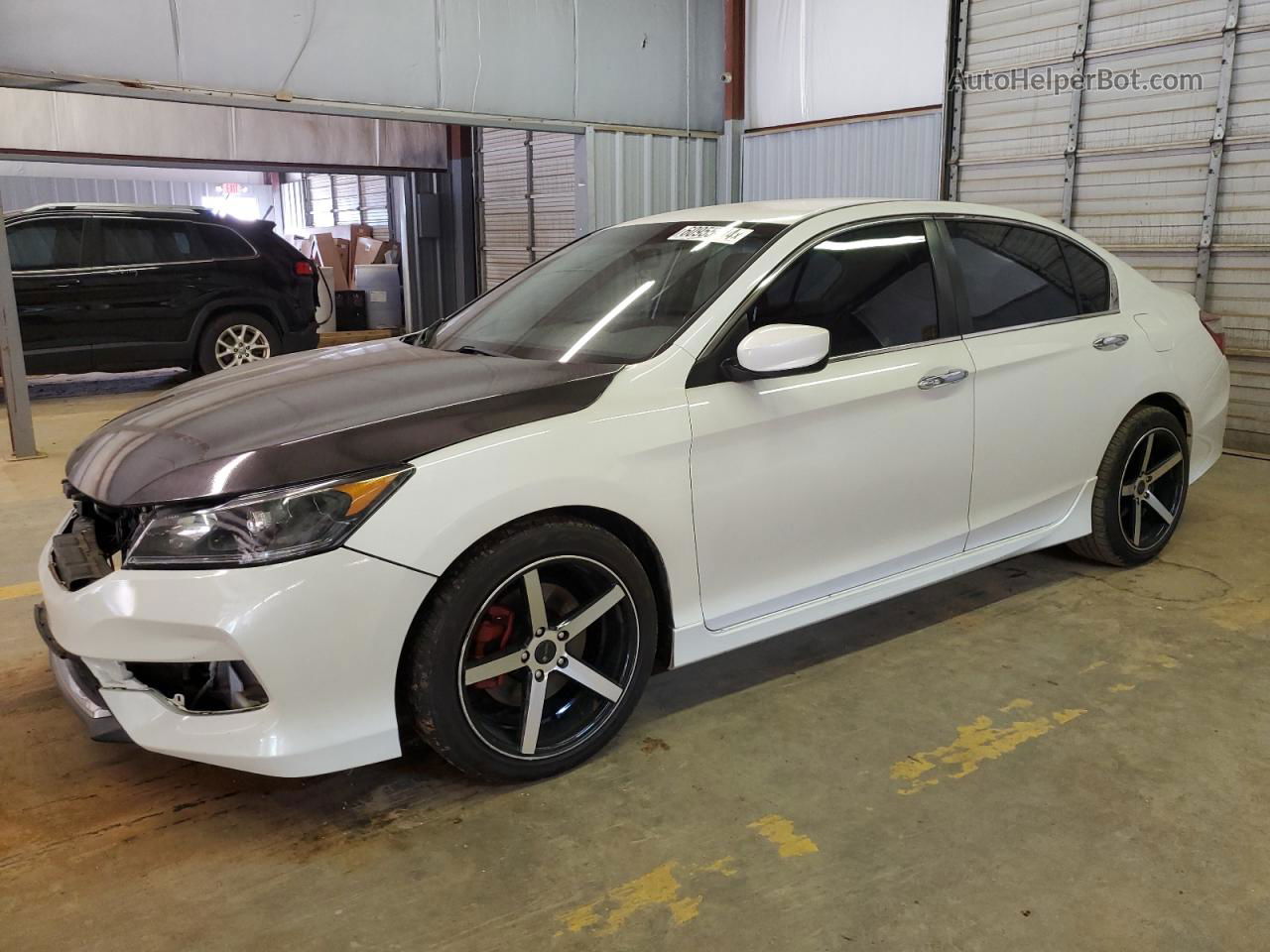 2017 Honda Accord Sport White vin: 1HGCR2F51HA042265