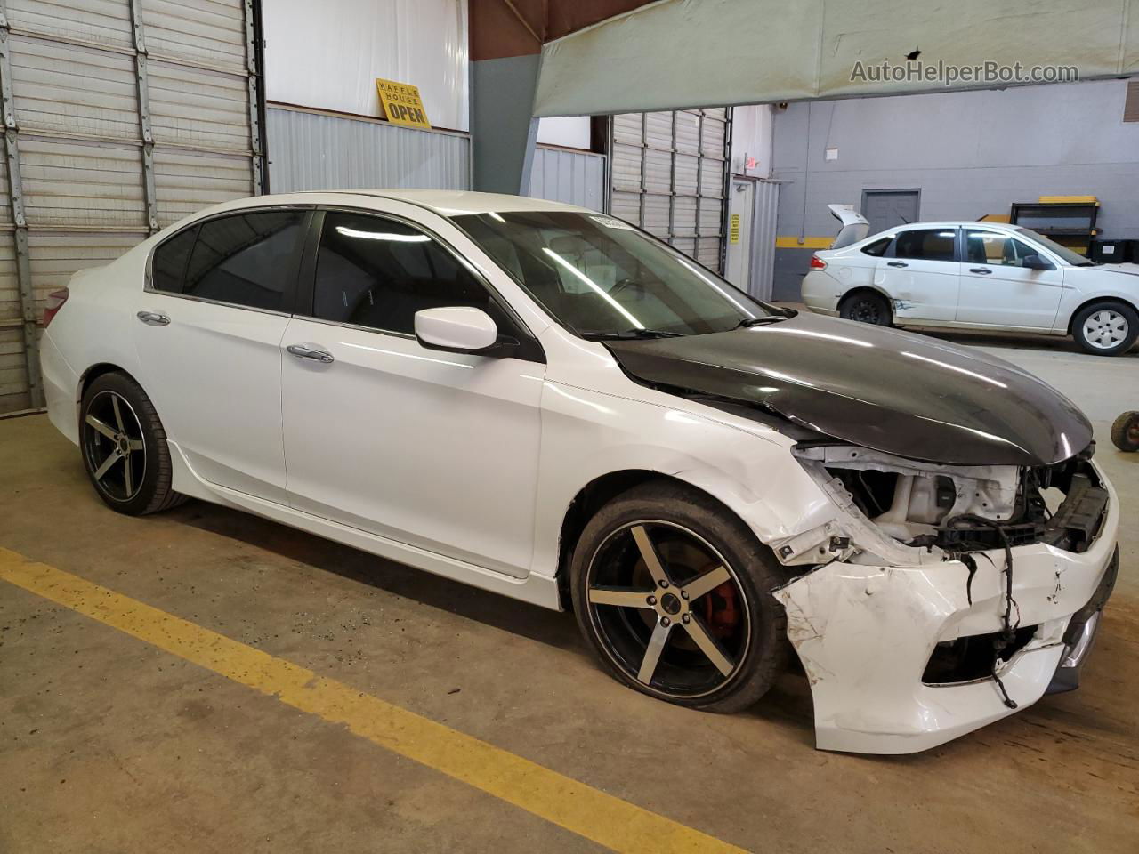 2017 Honda Accord Sport White vin: 1HGCR2F51HA042265